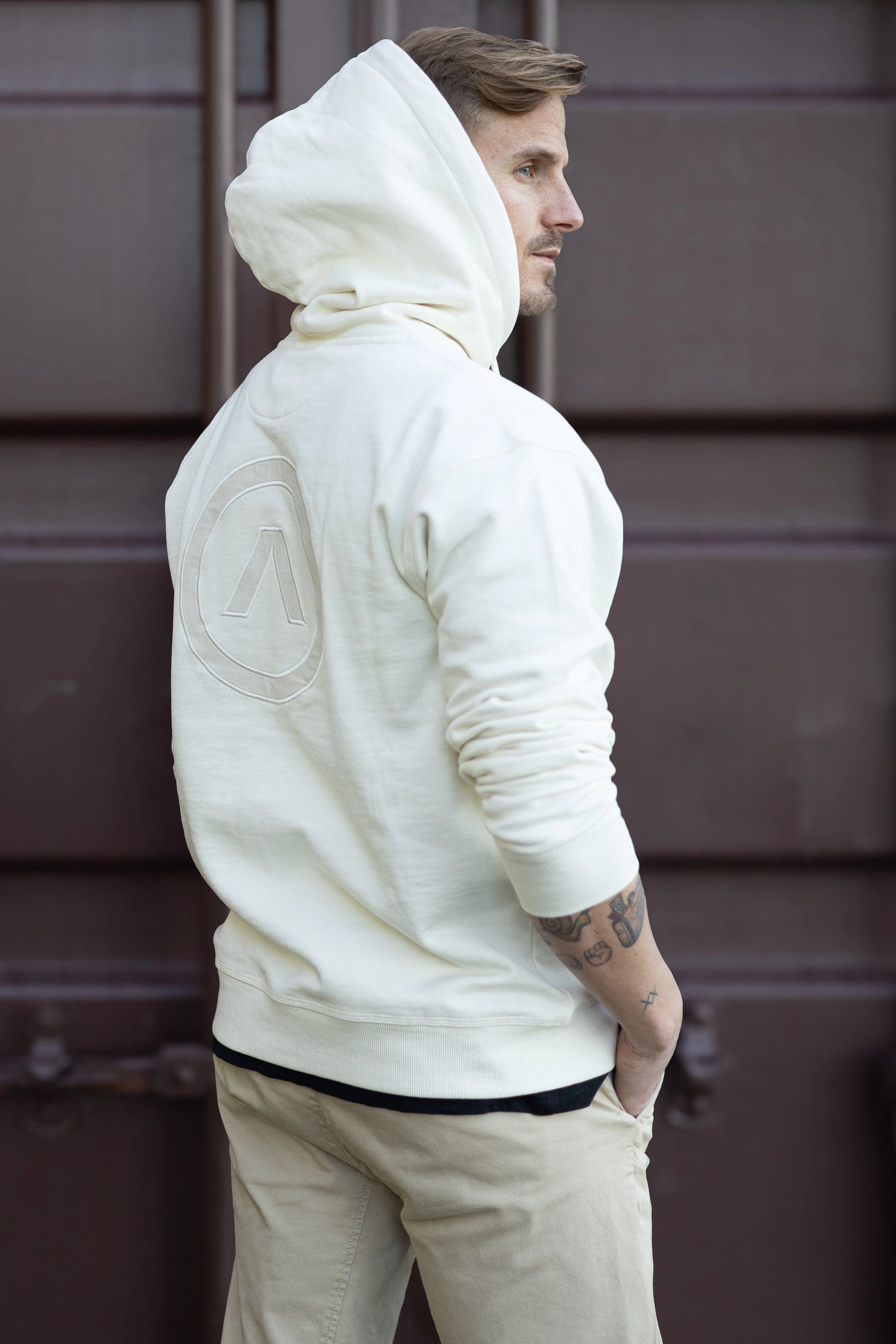 hoodie blanca moda urbana